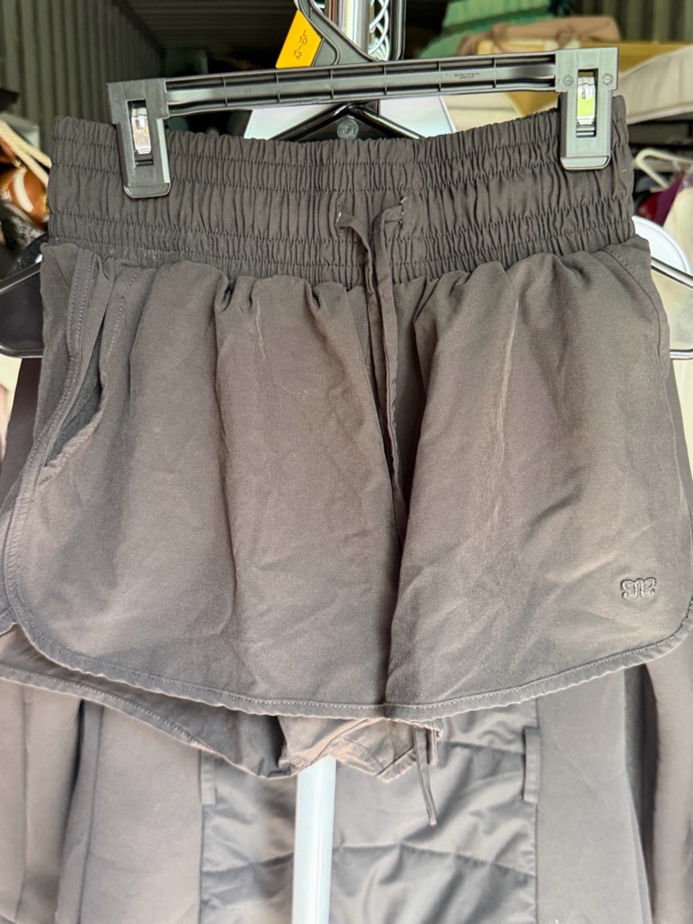 Albion Black Athletic Skort with Elastic Waist